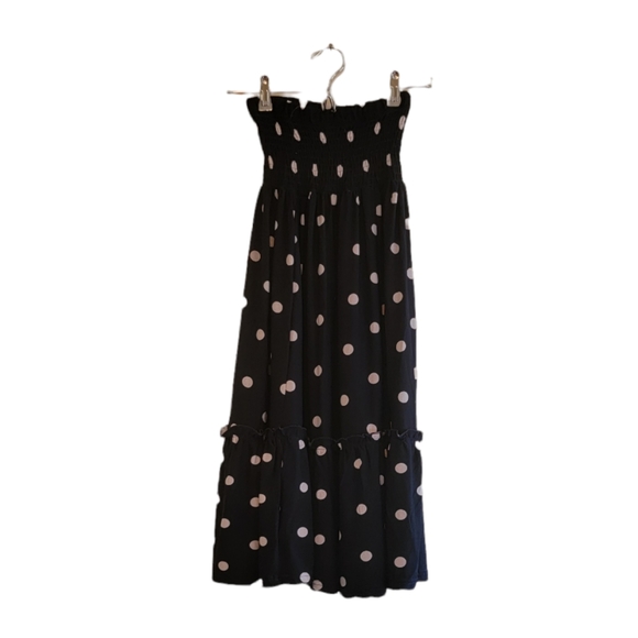 Majora Dresses & Skirts - Black and White Majora Women's Polka Dot Ruffle Tiered Skirt